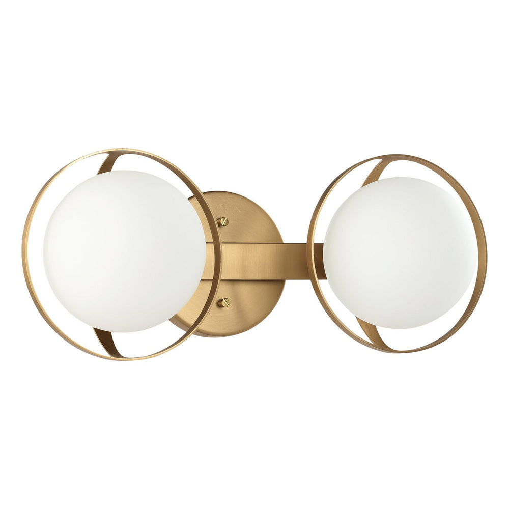 Thesis Canada - Two Light Vanity - Parker - Champagne Gold- Union Lighting Luminaires Decor