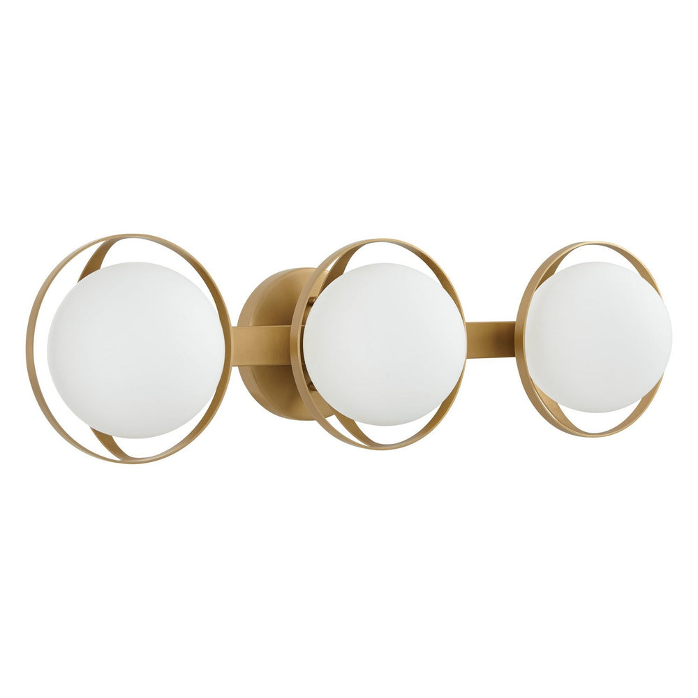 Thesis Canada - Three Light Vanity - Parker - Champagne Gold- Union Lighting Luminaires Decor