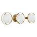 Thesis Canada - Three Light Vanity - Parker - Champagne Gold- Union Lighting Luminaires Decor