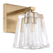 Thesis Canada - One Light Wall Sconce - Valentin - Champagne Gold- Union Lighting Luminaires Decor
