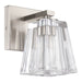 Thesis Canada - One Light Wall Sconce - Valentin - Brushed Nickel- Union Lighting Luminaires Decor