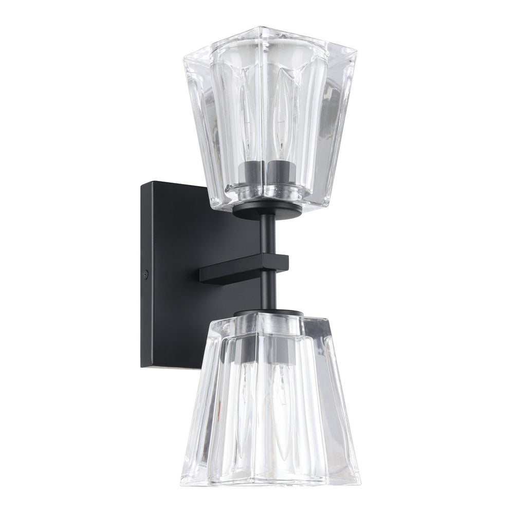 Thesis Canada - Two Light Vanity - Valentin - Matte Black- Union Lighting Luminaires Decor