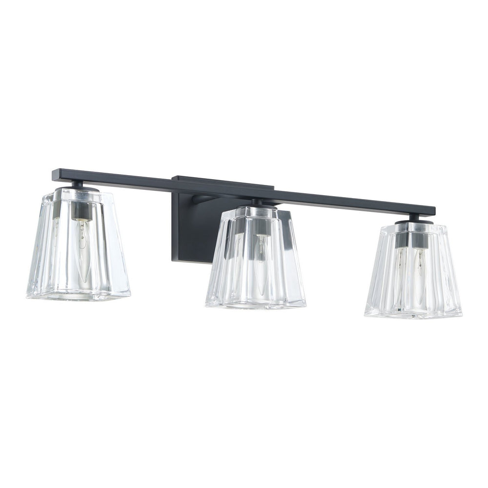 Thesis Canada - Three Light Vanity - Valentin - Matte Black- Union Lighting Luminaires Decor