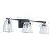 Thesis Canada - Three Light Vanity - Valentin - Matte Black- Union Lighting Luminaires Decor