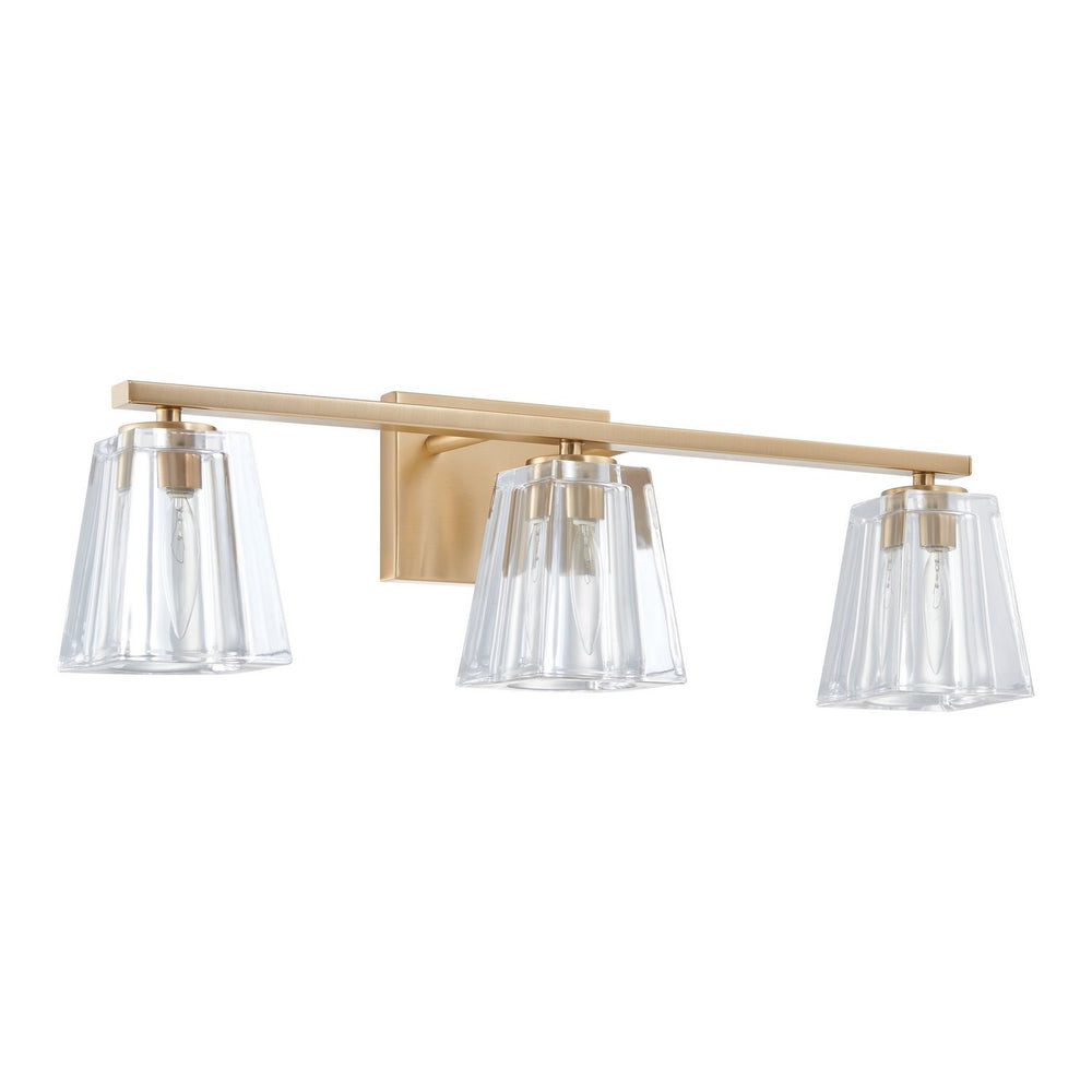 Thesis Canada - Three Light Vanity - Valentin - Champagne Gold- Union Lighting Luminaires Decor