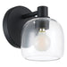 Thesis Canada - One Light Wall Sconce - Valentina - Matte Black, Clear- Union Lighting Luminaires Decor
