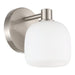 Thesis Canada - One Light Wall Sconce - Valentina - Brushed Nickel, Etched Opal- Union Lighting Luminaires Decor