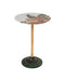 Currey and Company - Accent Table - Roselle Stone Inlay Accent Table - Natural / Brass- Union Lighting Luminaires Decor