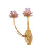 Currey and Company - Two Light Wall Sconce - Marilee - Pink/Dutch Gold Leaf- Union Lighting Luminaires Decor