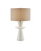 Currey and Company - One Light Table Lamp - Cantata - Off-White Distressed- Union Lighting Luminaires Decor