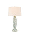 Currey and Company - One Light Table Lamp - Motte - White/Green/Pale Pink/Clear- Union Lighting Luminaires Decor