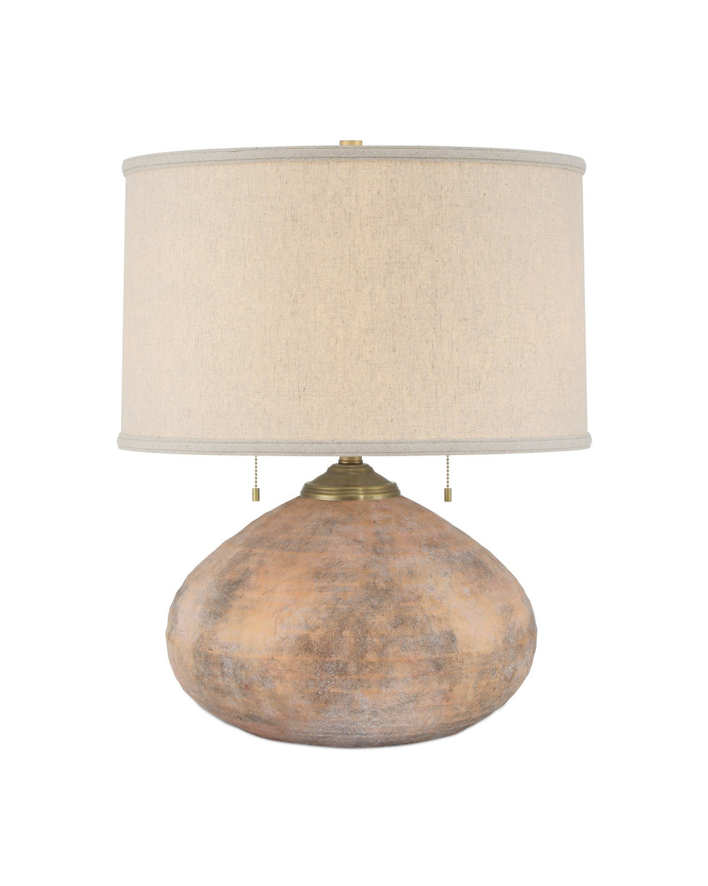 Currey and Company - Two Light Table Lamp - Kenmare - Textured Antique Brown- Union Lighting Luminaires Decor