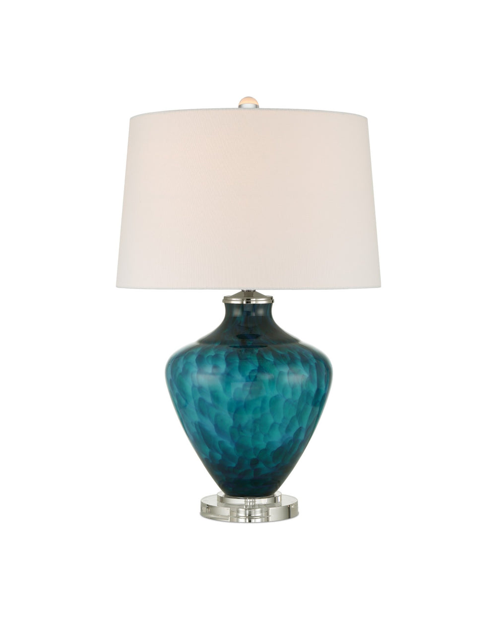 Currey and Company - One Light Table Lamp - Sapphire - Blue/Clear- Union Lighting Luminaires Decor