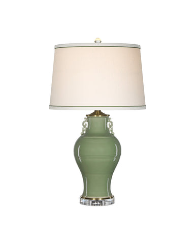 Currey and Company - One Light Table Lamp - Londonderry - Green/Clear- Union Lighting Luminaires Decor