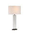 Currey and Company - One Light Table Lamp - Stanhope - White/Bronze- Union Lighting Luminaires Decor