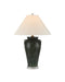 Currey and Company - One Light Table Lamp - Junko - Green/Clear- Union Lighting Luminaires Decor