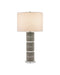 Currey and Company - One Light Table Lamp - Lofitt Table Lamp - Gray / Clear- Union Lighting Luminaires Decor