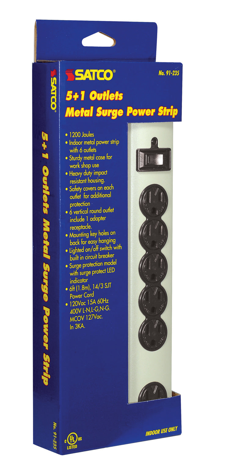 Satco Canada - Surge Strip - Beige- Union Lighting Luminaires Decor