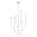 Thesis Canada - LED Chandelier - Dahlia - Plaster White- Union Lighting Luminaires Decor