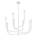 Thesis Canada - LED Chandelier - Dahlia - Plaster White- Union Lighting Luminaires Decor