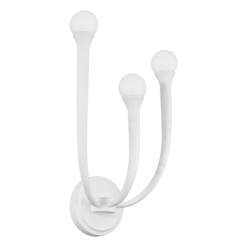 Thesis Canada - LED Wall Sconce - Dahlia - Plaster White- Union Lighting Luminaires Decor