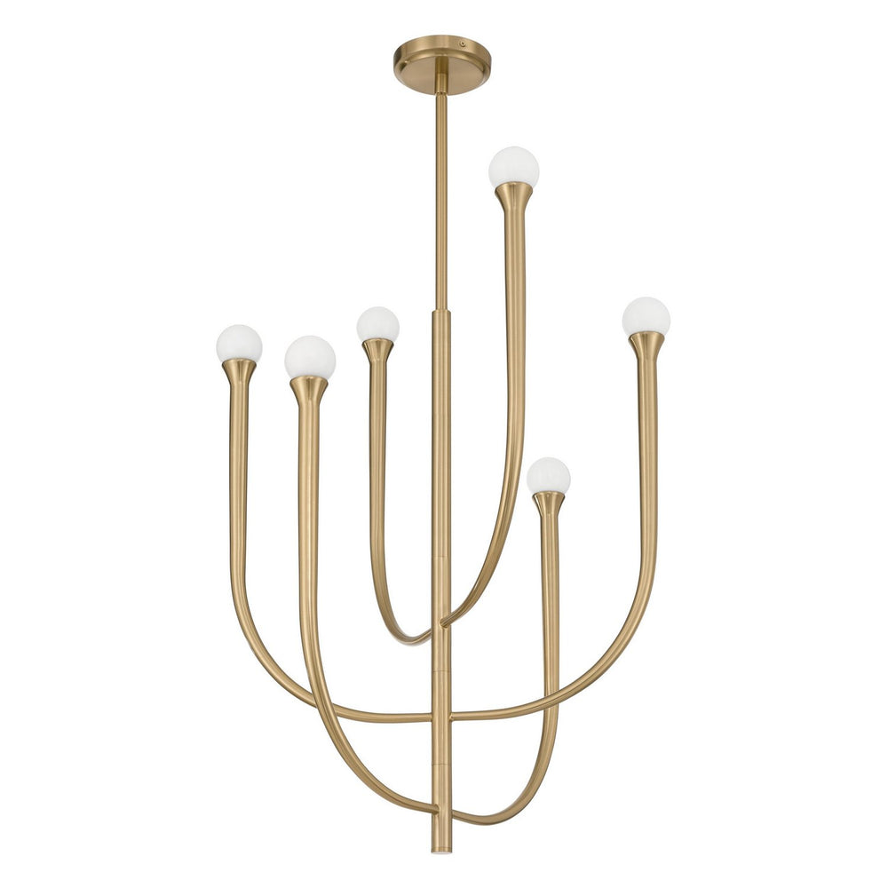 Thesis Canada - LED Chandelier - Dahlia - Brass- Union Lighting Luminaires Decor