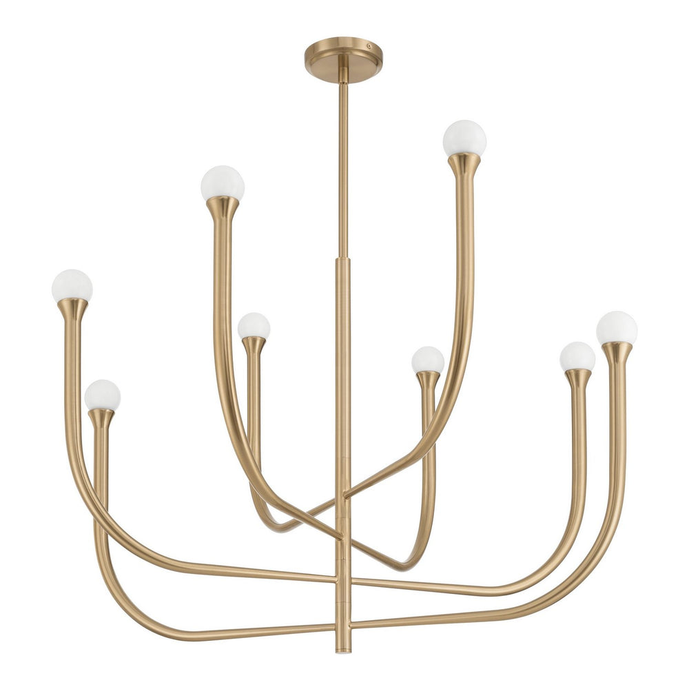 Thesis Canada - LED Chandelier - Dahlia - Brass- Union Lighting Luminaires Decor