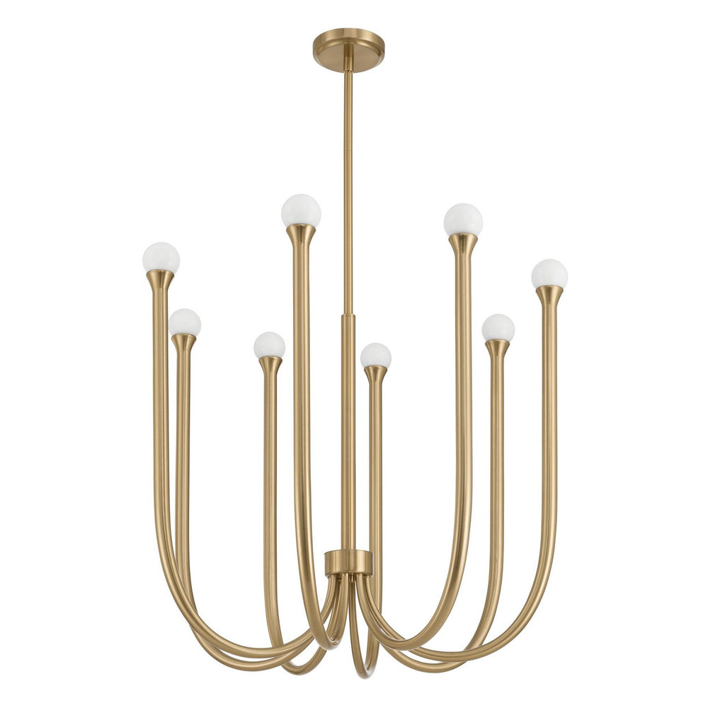 Thesis Canada - LED Chandelier - Dahlia - Brass- Union Lighting Luminaires Decor