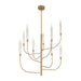 Thesis Canada - LED Chandelier - Calle - Brass- Union Lighting Luminaires Decor