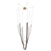 Thesis Canada - LED Chandelier - Ayers - Champagne Bronze w/Black/Brown Leather- Union Lighting Luminaires Decor