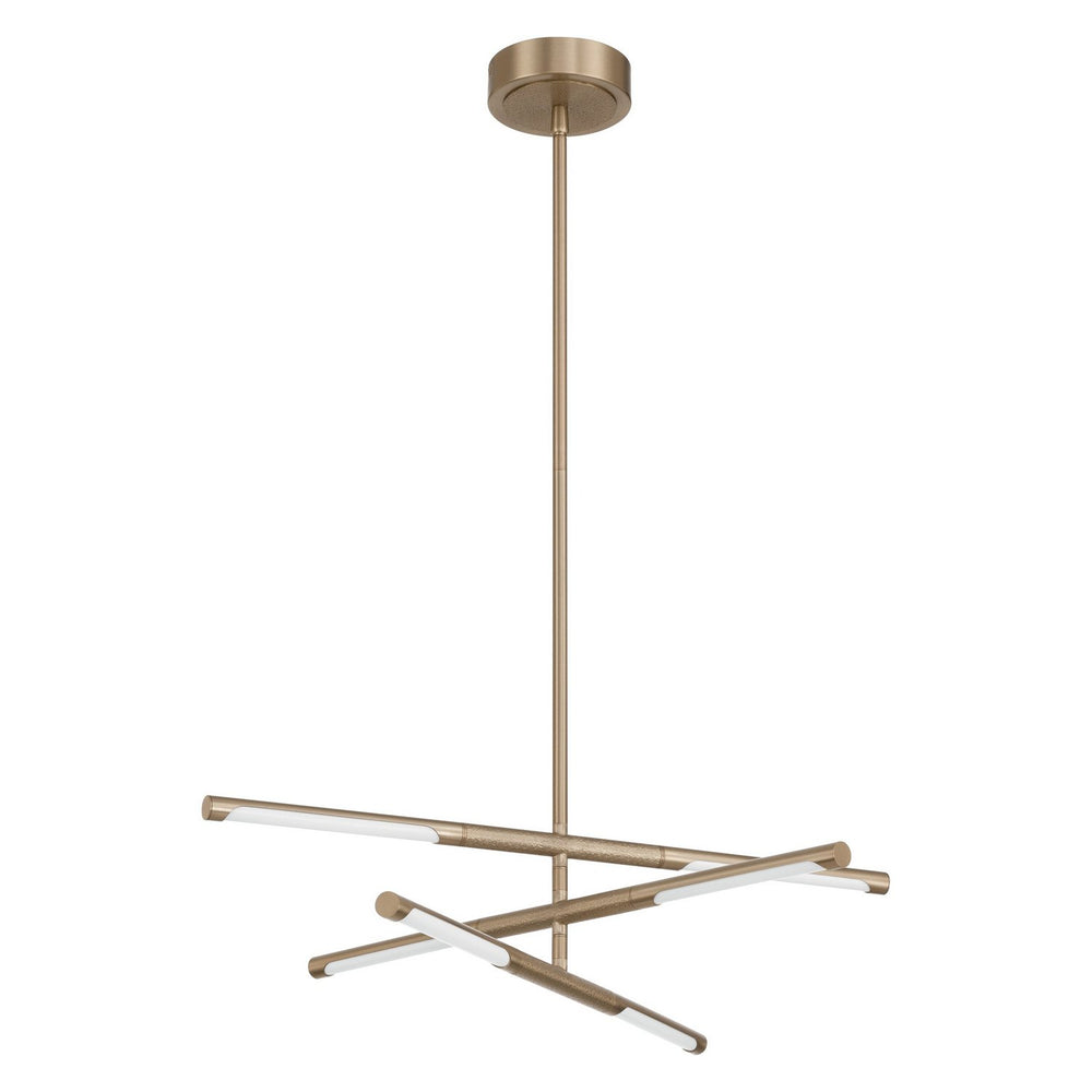 Thesis Canada - LED Convertible Chandelier - Overture - Champagne Bronze- Union Lighting Luminaires Decor