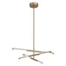 Thesis Canada - LED Convertible Chandelier - Overture - Champagne Bronze- Union Lighting Luminaires Decor