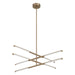 Thesis Canada - LED Convertible Chandelier - Overture - Champagne Bronze- Union Lighting Luminaires Decor