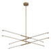 Thesis Canada - LED Convertible Chandelier - Overture - Champagne Bronze- Union Lighting Luminaires Decor