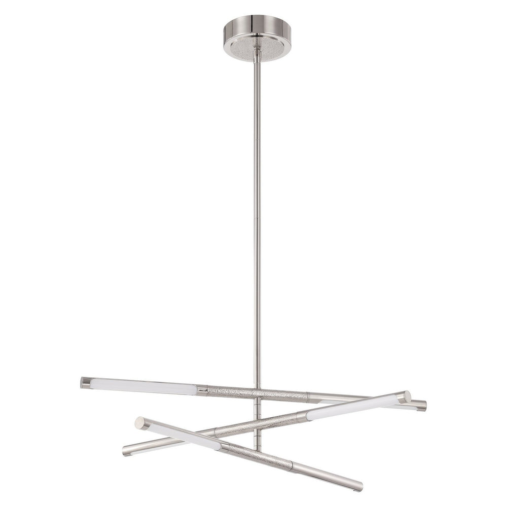 Thesis Canada - LED Convertible Chandelier - Overture - Polished Nickel- Union Lighting Luminaires Decor
