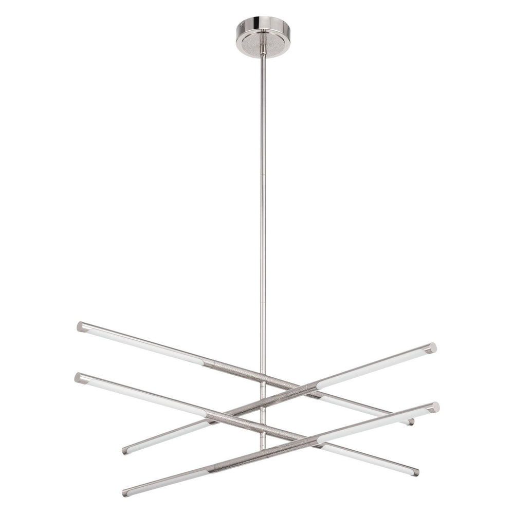 Thesis Canada - LED Convertible Chandelier - Overture - Polished Nickel- Union Lighting Luminaires Decor