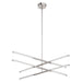 Thesis Canada - LED Convertible Chandelier - Overture - Polished Nickel- Union Lighting Luminaires Decor