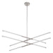 Thesis Canada - LED Convertible Chandelier - Overture - Polished Nickel- Union Lighting Luminaires Decor