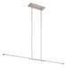 Thesis Canada - LED Linear Chandelier - Overture - Polished Nickel- Union Lighting Luminaires Decor