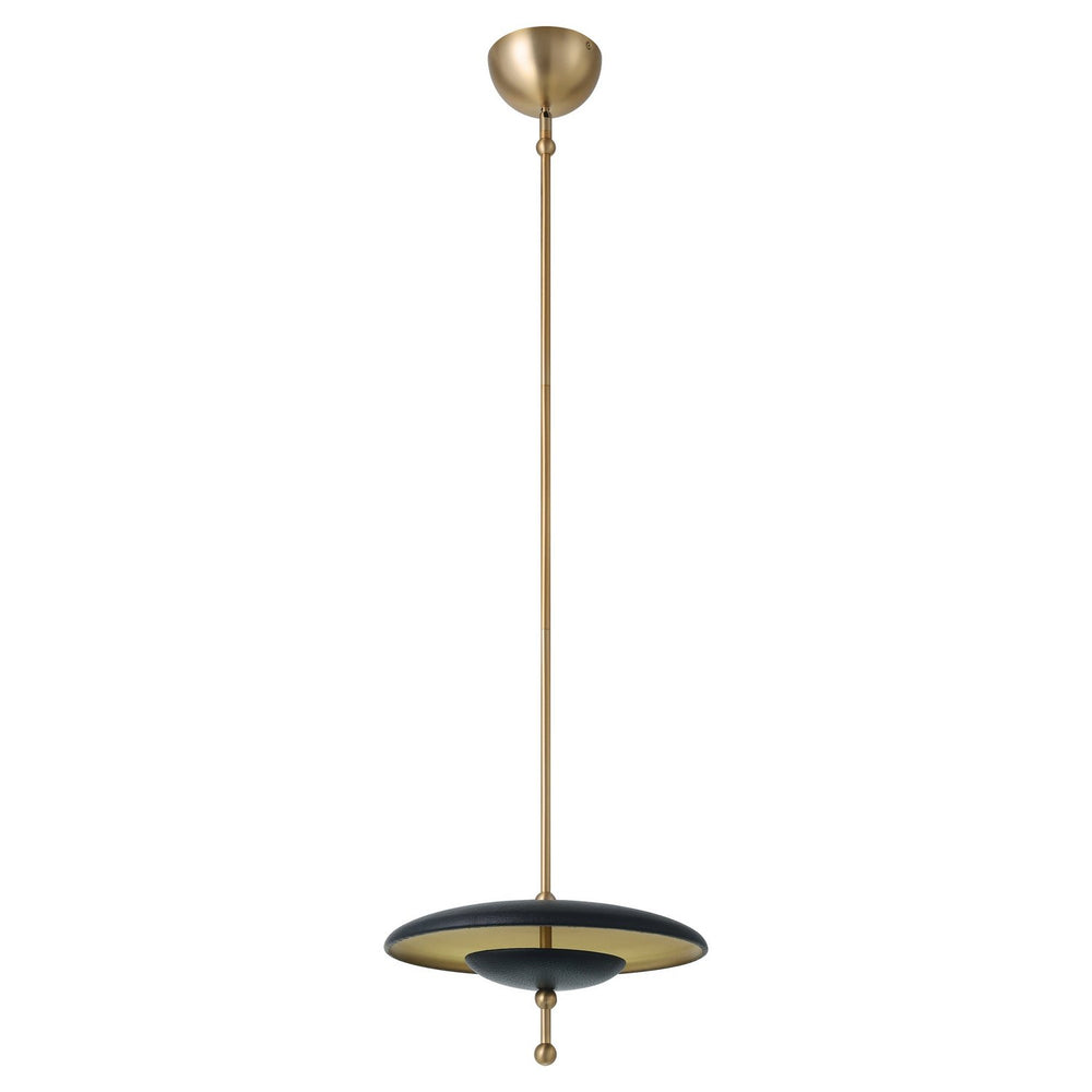 Thesis Canada - LED Convertible Pendant - Sinclair - Champagne Gold, Black- Union Lighting Luminaires Decor