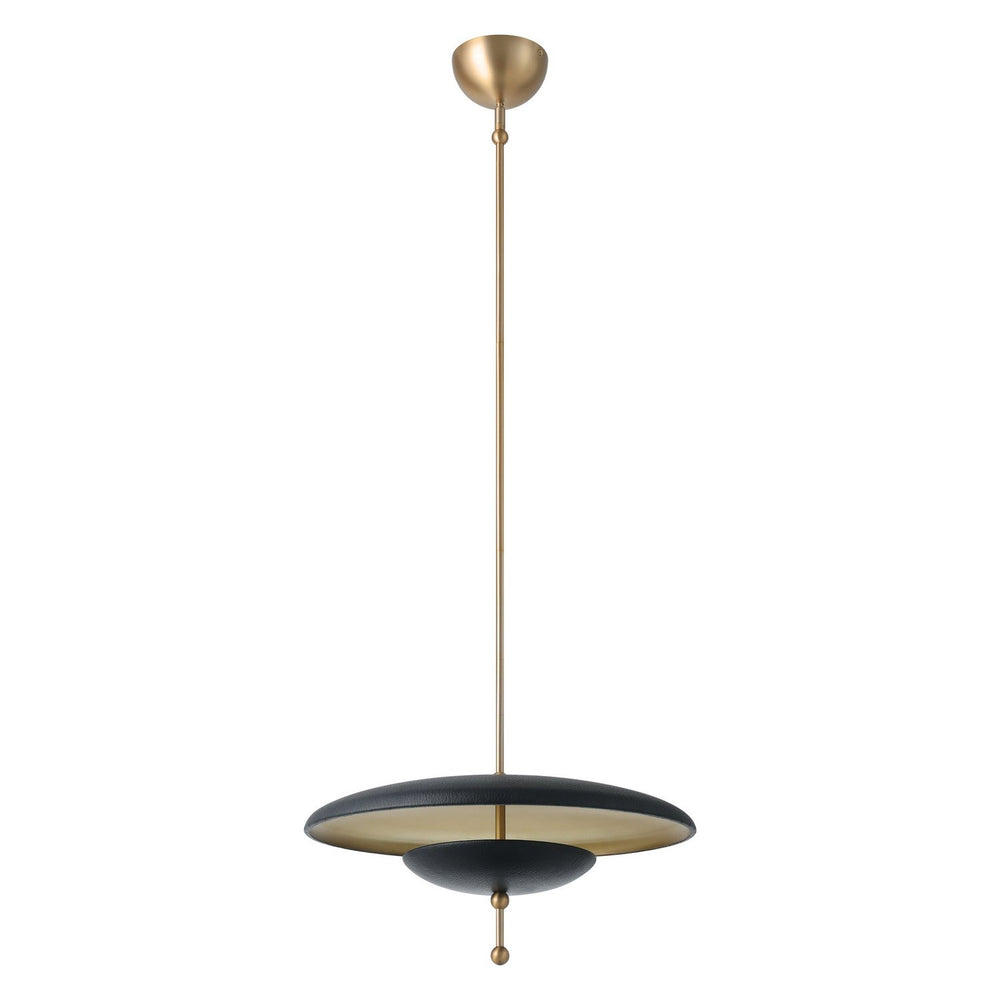 Thesis Canada - LED Convertible Pendant - Sinclair - Champagne Gold, Black- Union Lighting Luminaires Decor