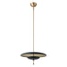 Thesis Canada - LED Convertible Pendant - Sinclair - Champagne Gold, Black- Union Lighting Luminaires Decor