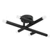Thesis Canada - LED Flush Mount / Wall Sconce - Manhattan - Matte Black- Union Lighting Luminaires Decor