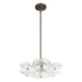 Thesis Canada - Four Light Chandelier - Avril - Forged Bronze- Union Lighting Luminaires Decor