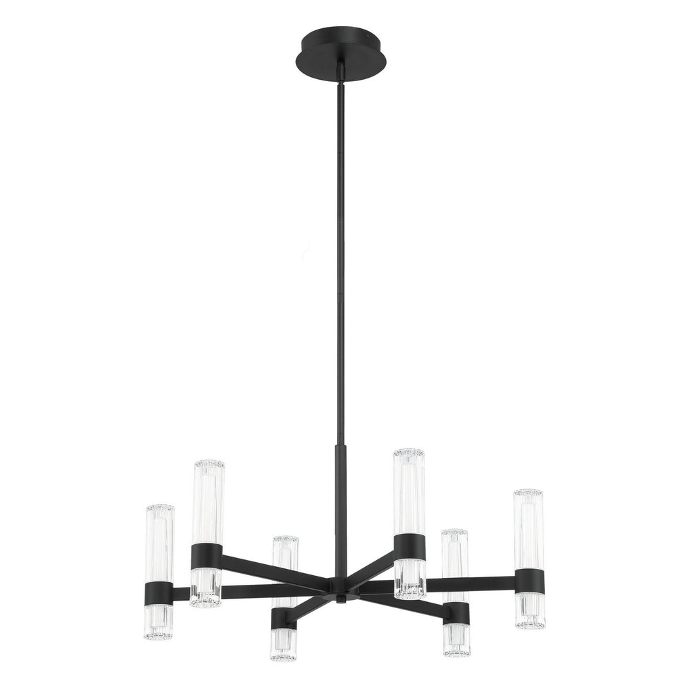 Thesis Canada - LED Chandelier - Ristretto - Matte Black- Union Lighting Luminaires Decor