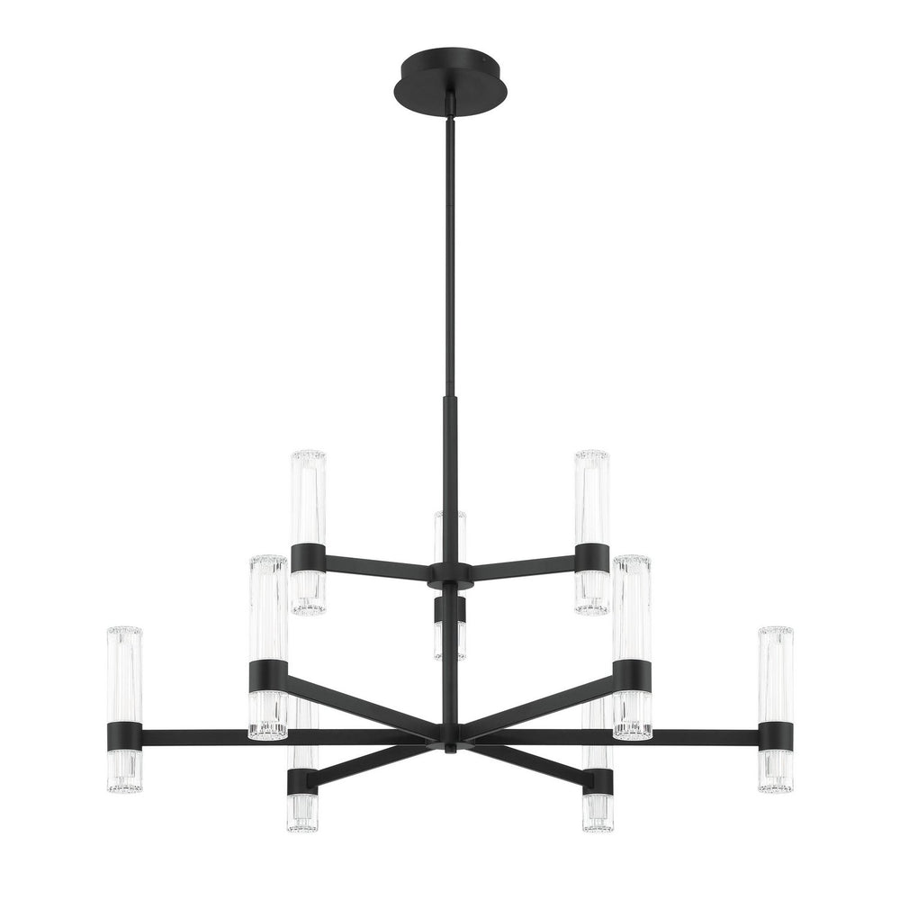 Thesis Canada - LED Chandelier - Ristretto - Matte Black- Union Lighting Luminaires Decor