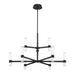 Thesis Canada - LED Chandelier - Ristretto - Matte Black- Union Lighting Luminaires Decor