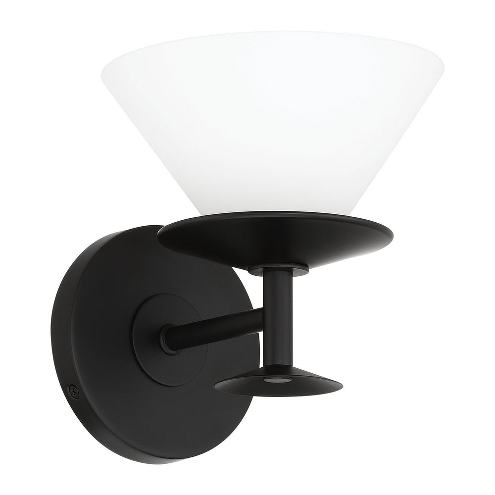 Thesis Canada - One Light Vanity - Tremolo - Matte Black, Champagne Gold- Union Lighting Luminaires Decor