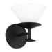 Thesis Canada - One Light Vanity - Tremolo - Matte Black, Champagne Gold- Union Lighting Luminaires Decor