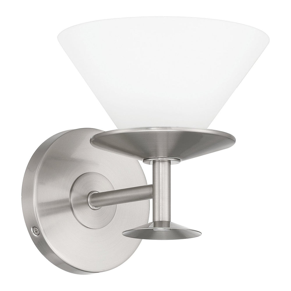 Thesis Canada - One Light Vanity - Tremolo - Brushed Nickel, Polished Nickel- Union Lighting Luminaires Decor